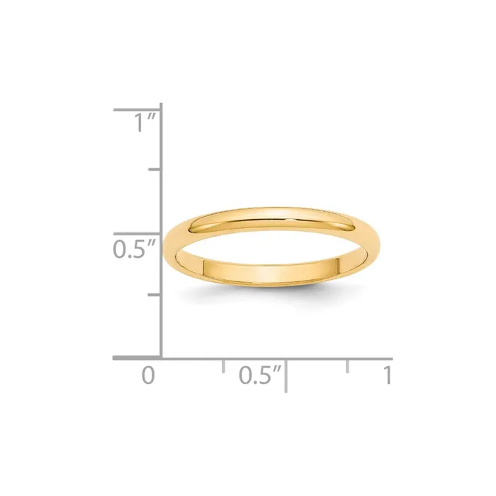 Rings Goldia Solid 10K Yellow Gold 25mm Half Round MensWomens Wedding Band Ring Size 75 Rings Goldia Solid 10K Yellow Gold 25mm Half Round MensWomens Wedding Band Ring Size 75