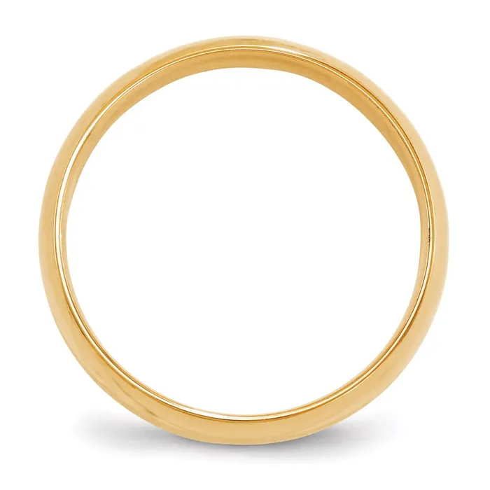 Rings Goldia Solid 10K Yellow Gold 6mm Light Weight Comfort Fit MensWomens Wedding Band Ring Size 65