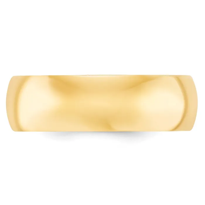 Rings Goldia Solid 10K Yellow Gold 7mm Standard Comfort Fit MensWomens Wedding Band Ring Size 135