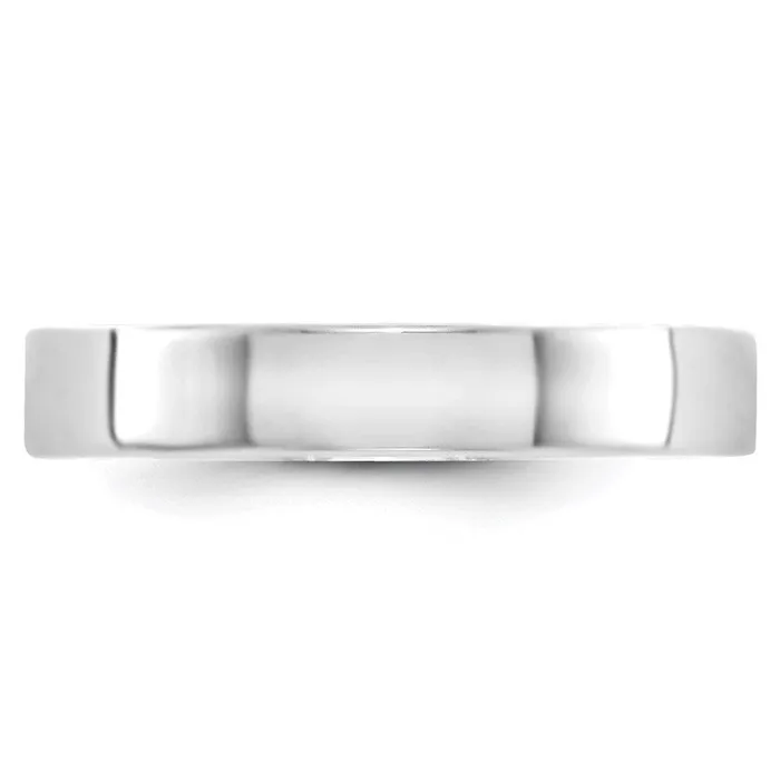 Rings Goldia Solid 14K White Gold 4mm Light Weight Flat MensWomens Wedding Band Ring Size 14 Rings Goldia Solid 14K White Gold 4mm Light Weight Flat MensWomens Wedding Band Ring Size 14
