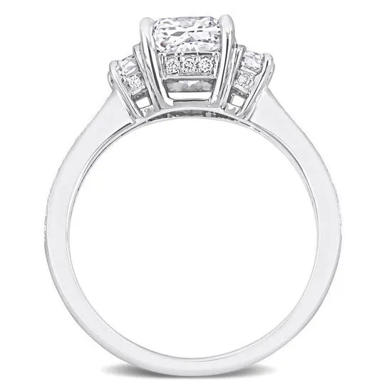 Rings JMS always Original Amour 2 14 CT TW ThreeStone Diamond Engagement Ring in 14k White Godl