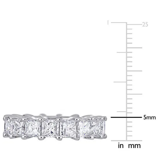 Rings JMS always Original Amour 554 CT Princess Diamond TW Eternity Ring White Platinum GH VS2SI1 Rings JMS always Original Amour 554 CT Princess Diamond TW Eternity Ring White Platinum GH VS2SI1
