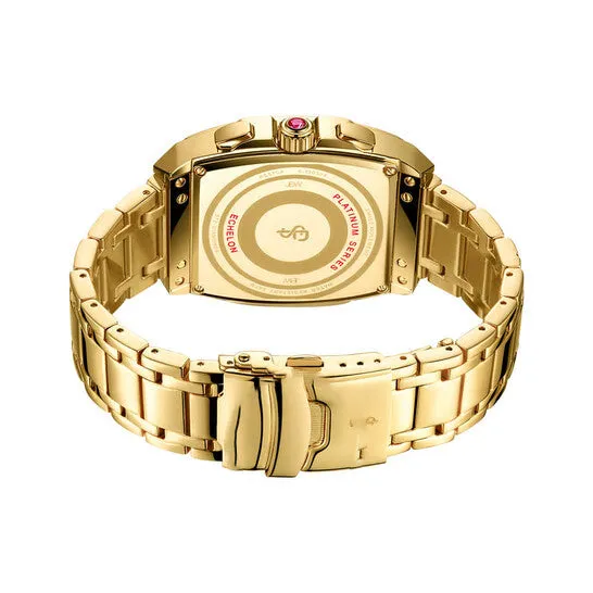 Rings JMS always Original JBW Platinum Series Goldtone Dial Mens Watch PS570A