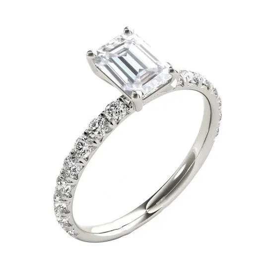 Rings JMS always Original Maulijewels 250 Carat Natural Diamond Moissanite Engagement Rings For Women In 10K White Gold Ring Rings JMS always Original Maulijewels 250 Carat Natural Diamond Moissanite Engagement Rings For Women In 10K White Gold Ring