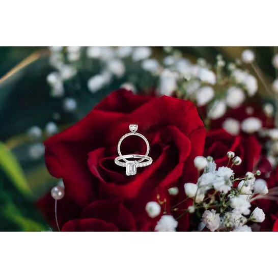 Rings JMS always Original Maulijewels 250 Carat Natural Diamond Moissanite Engagement Rings For Women In 10K White Gold Ring Rings JMS always Original Maulijewels 250 Carat Natural Diamond Moissanite Engagement Rings For Women In 10K White Gold Ring