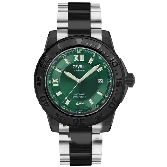 Rings Original Gevril Seacloud Green Dial Twotone Mens Watch 3128B JMS always