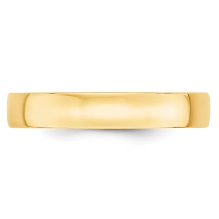 Rings Solid 18K Yellow Gold 4mm Light Weight Comfort Fit MensWomens Wedding Band Ring Size 45 Goldia Rings Solid 18K Yellow Gold 4mm Light Weight Comfort Fit MensWomens Wedding Band Ring Size 45 Goldia