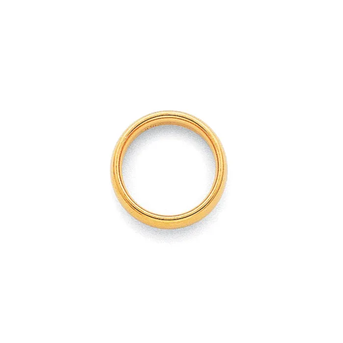 Solid 10K Yellow Gold 3mm Comfort Fit MensWomens Wedding Band Ring Size 11 Goldia Rings