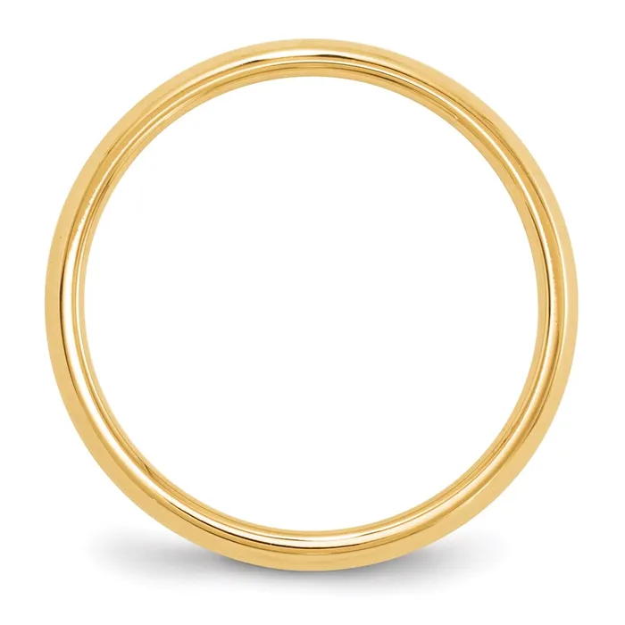 Solid 18K Yellow Gold 25mm Knife Edge Comfort Fit MensWomens Wedding Band Ring Size 13 Goldia Rings