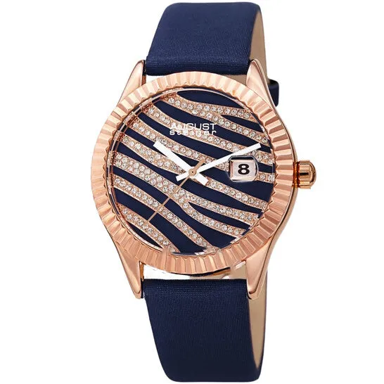 Watches JMS always Original August Steiner Blue and Rose Gold Dial Ladies Watch AS8275BU Watches JMS always Original August Steiner Blue and Rose Gold Dial Ladies Watch AS8275BU