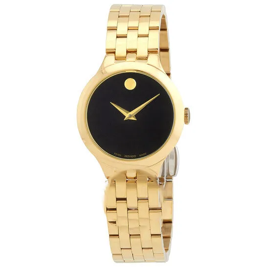 Watches JMS always Original Movado Veturi Quartz Black Museum Dial Ladies Watch 0607420 Watches JMS always Original Movado Veturi Quartz Black Museum Dial Ladies Watch 0607420