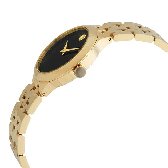 Watches JMS always Original Movado Veturi Quartz Black Museum Dial Ladies Watch 0607420 Watches JMS always Original Movado Veturi Quartz Black Museum Dial Ladies Watch 0607420