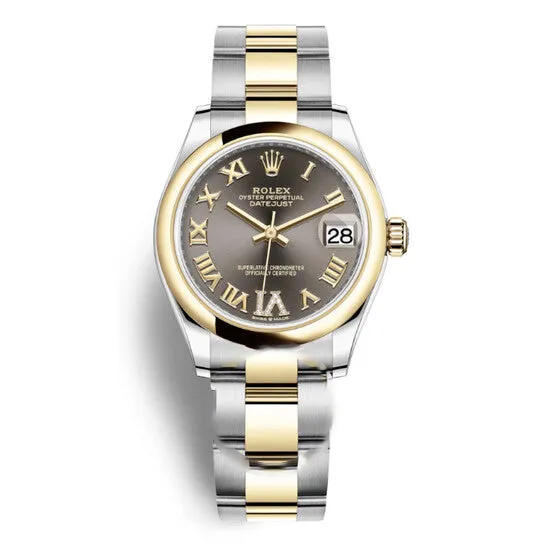 Watches JMS always Original Rolex Datejust 31 Automatic Dark Grey Dial Ladies Oyster Watch 278243GYRDO Watches JMS always Original Rolex Datejust 31 Automatic Dark Grey Dial Ladies Oyster Watch 278243GYRDO
