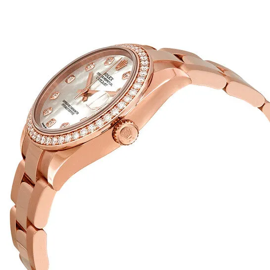 Watches JMS always Original Rolex Datejust 31 Mother of Pearl Diamond Dial Ladies 18 ct Everose Gold Oyster Watch 278285MDO Watches JMS always Original Rolex Datejust 31 Mother of Pearl Diamond Dial Ladies 18 ct Everose Gold Oyster Watch 278285MDO