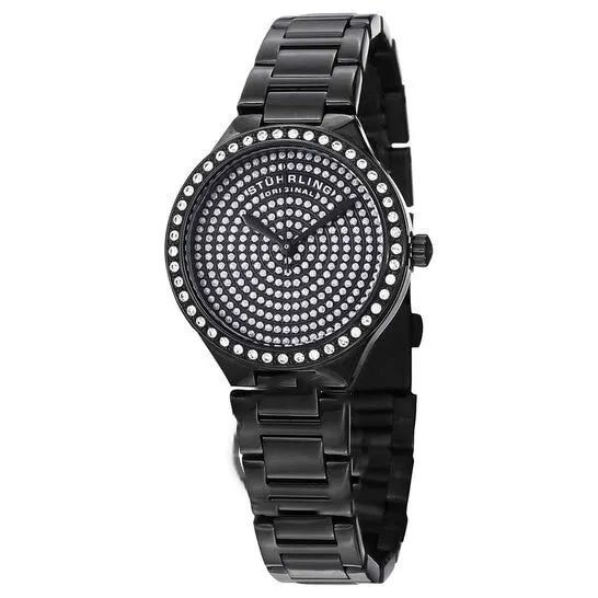 Watches JMS always Original Stuhrling Original Symphony Black Dial Ladies Watch M15394 Watches JMS always Original Stuhrling Original Symphony Black Dial Ladies Watch M15394