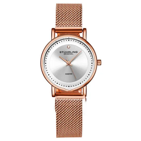 Watches JMS always Original Stuhrling Original Symphony Quartz Diamond Silver Dial Ladies Watch M16743 Watches JMS always Original Stuhrling Original Symphony Quartz Diamond Silver Dial Ladies Watch M16743
