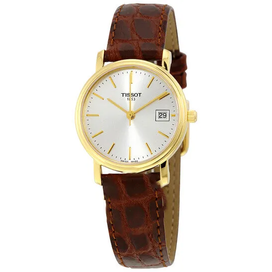 Watches JMS always Original Tissot Desire Silver Dial Brown Leather Ladies Watch T52511131 Watches JMS always Original Tissot Desire Silver Dial Brown Leather Ladies Watch T52511131