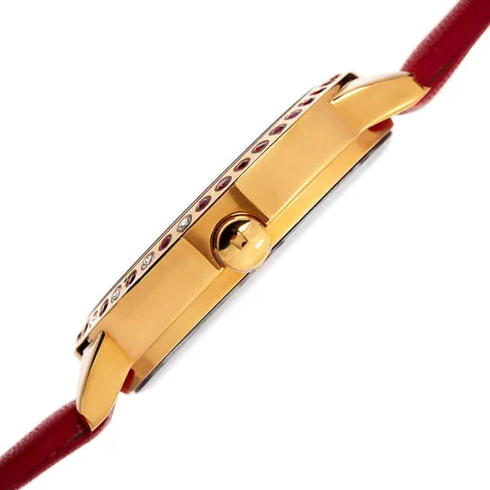 Watches Original Burgi Quartz Crystal Silver Dial Ladies Watch BUR161RD JMS always Watches Original Burgi Quartz Crystal Silver Dial Ladies Watch BUR161RD JMS always
