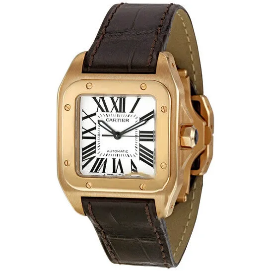Watches Original Cartier Santos 100 18kt Rose Gold Ladies Watch W20108Y1 JMS always Watches Original Cartier Santos 100 18kt Rose Gold Ladies Watch W20108Y1 JMS always