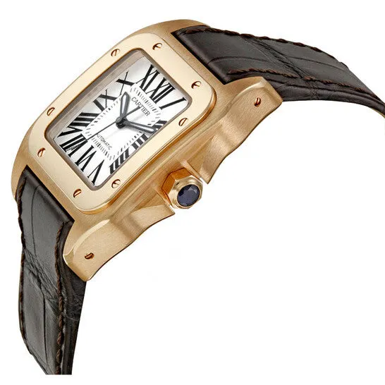 Watches Original Cartier Santos 100 18kt Rose Gold Ladies Watch W20108Y1 JMS always Watches Original Cartier Santos 100 18kt Rose Gold Ladies Watch W20108Y1 JMS always