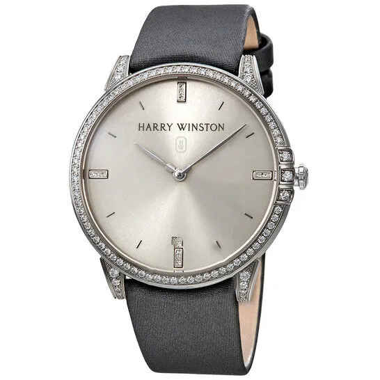 Watches Original Harry Winston Midnight Silver Dial 18kt White Gold Diamond Stain Watch MIDQHM39WW002 JMS always Watches Original Harry Winston Midnight Silver Dial 18kt White Gold Diamond Stain Watch MIDQHM39WW002 JMS always