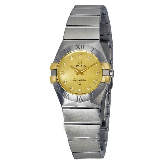Watches Original Omega Constellation Champagne Mother of Pearl Diamond Ladies Watch 12320246057002 JMS always Watches Original Omega Constellation Champagne Mother of Pearl Diamond Ladies Watch 12320246057002 JMS always
