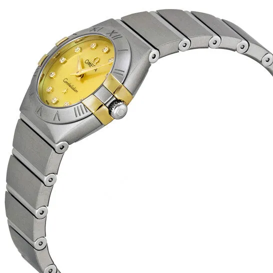 Watches Original Omega Constellation Champagne Mother of Pearl Diamond Ladies Watch 12320246057002 JMS always