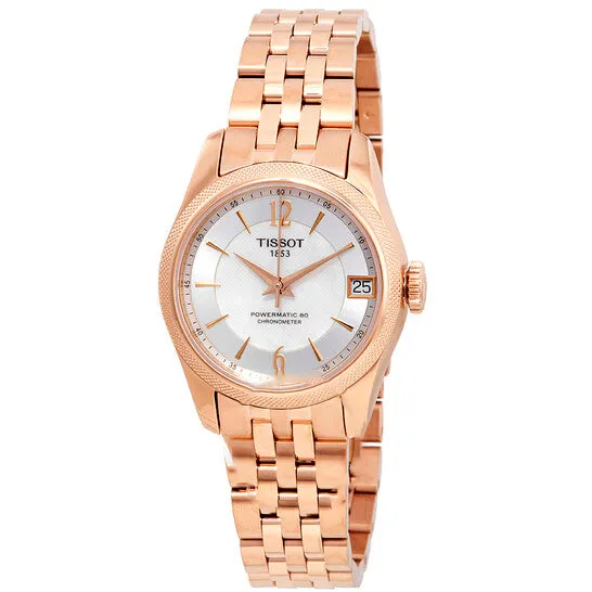 Watches Original Open Box Tissot TClassic Ballade Automatic Chronometer White Mother of Pearl Dial Ladies Watch T1082083311700 JMS always Watches Original Open Box Tissot TClassic Ballade Automatic Chronometer White Mother of Pearl Dial Ladies Watch T1082083311700 JMS always