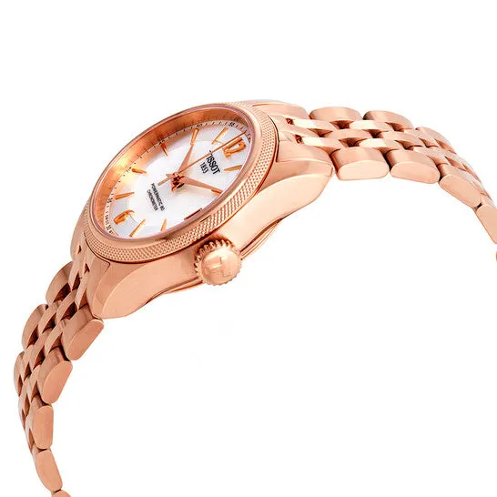Watches Original Open Box Tissot TClassic Ballade Automatic Chronometer White Mother of Pearl Dial Ladies Watch T1082083311700 JMS always