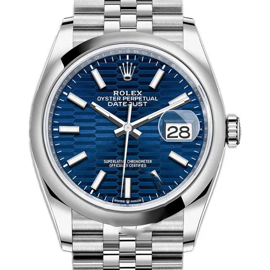 Watches Original Rolex Datejust 36 Automatic Blue Dial Ladies Watch 126200BLFSJ JMS always Watches Original Rolex Datejust 36 Automatic Blue Dial Ladies Watch 126200BLFSJ JMS always